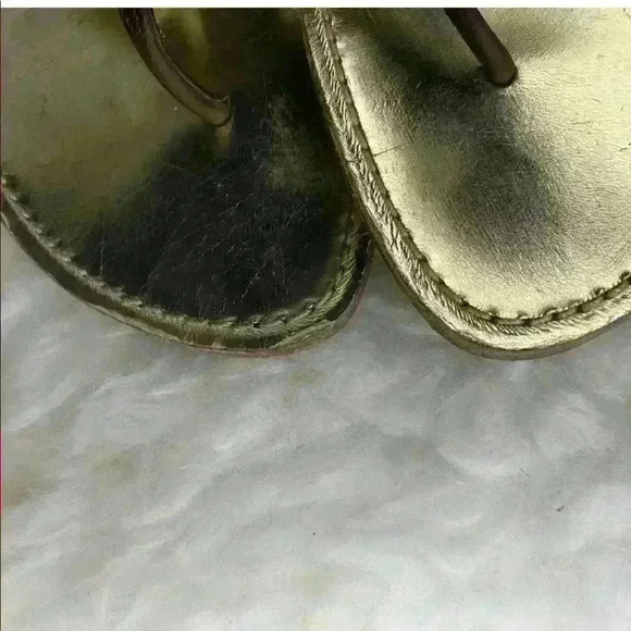 Sigerson morrison brown leather kitten heel sandal - Picture 5 of 7